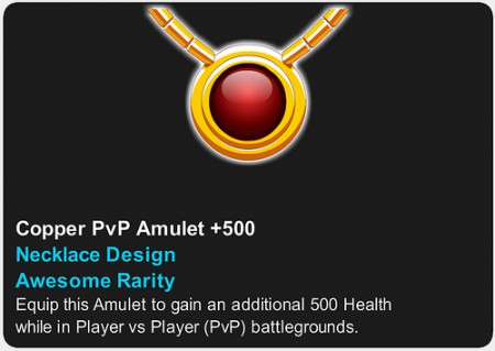 Amuleto de Cobre PvP 500